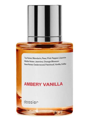 dossier floriental vanilla|dossier ambery vanilla fragrantica.